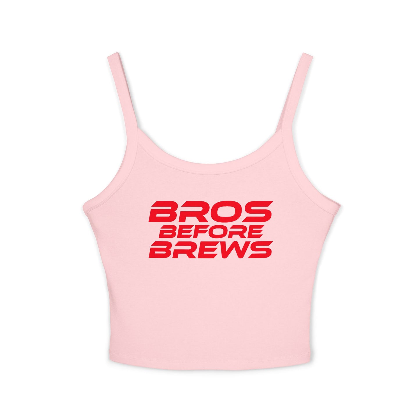 Bros Before Brews - Women's Spaghetti Strap Tank Top - Casual Summer Wear