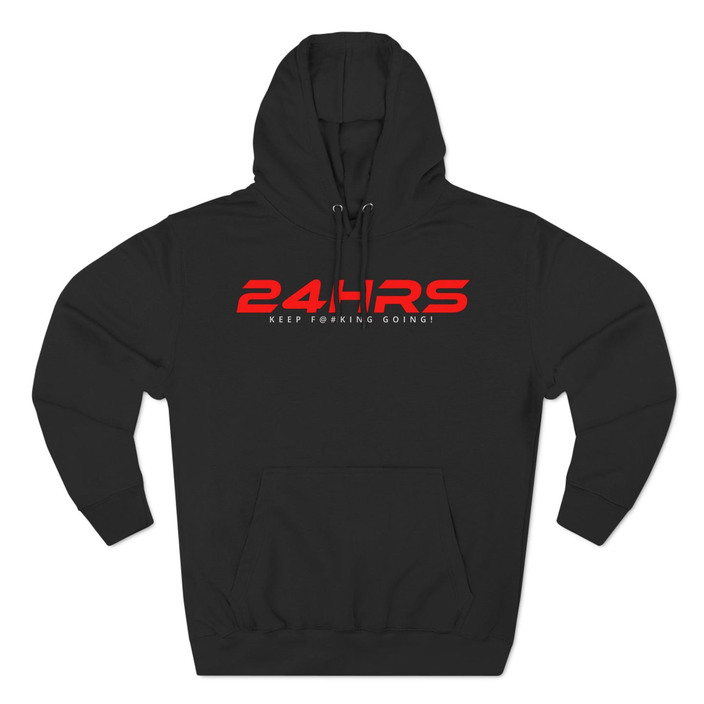 24 HRS - Three-Panel Fleece Hoodie