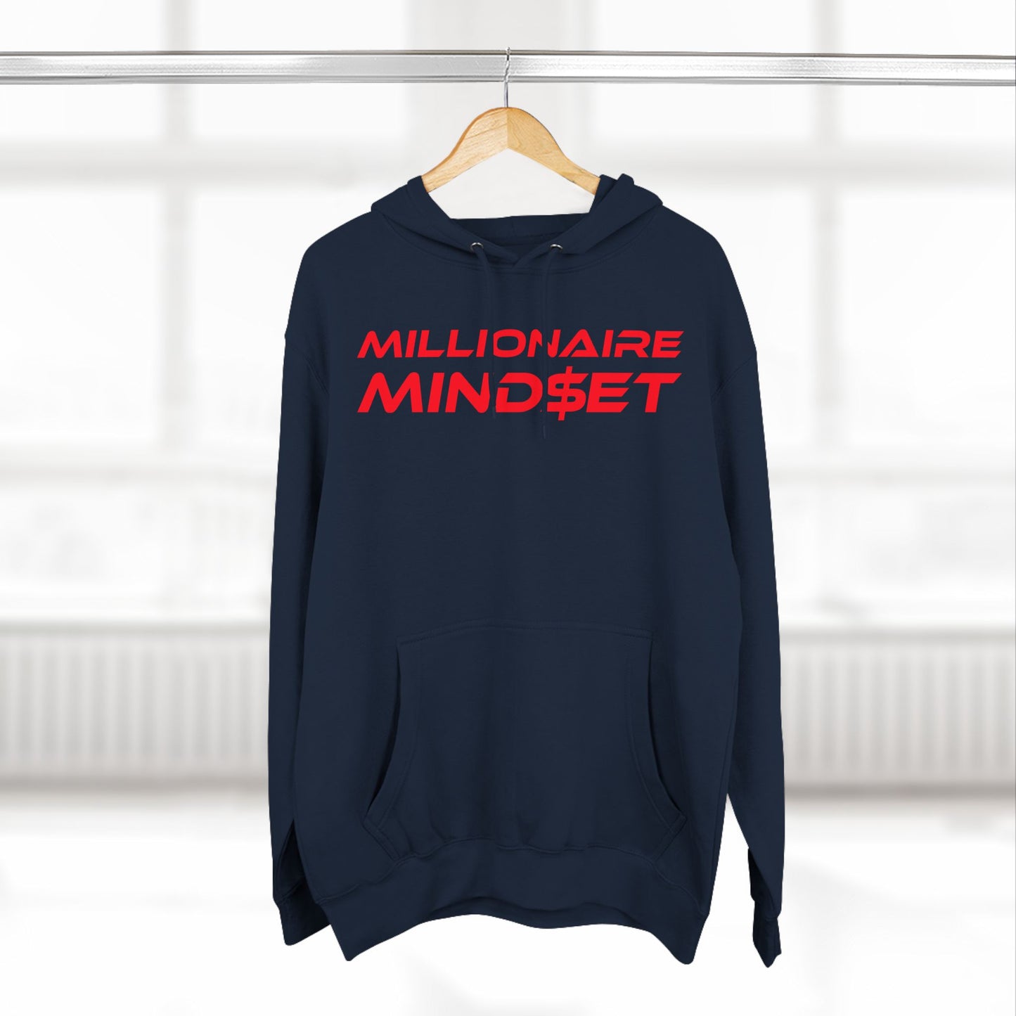 Millionaire Mindset - Fleece Hoodie – Perfect for Entrepreneurs and Dreamers