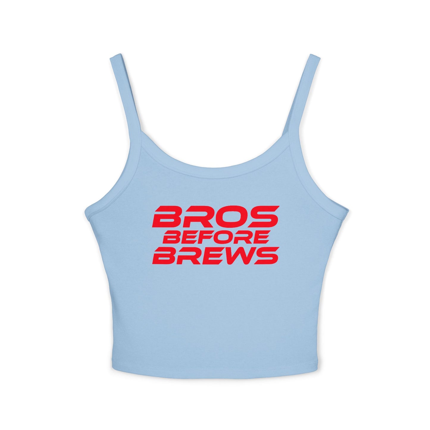 Bros Before Brews - Women's Spaghetti Strap Tank Top - Casual Summer Wear