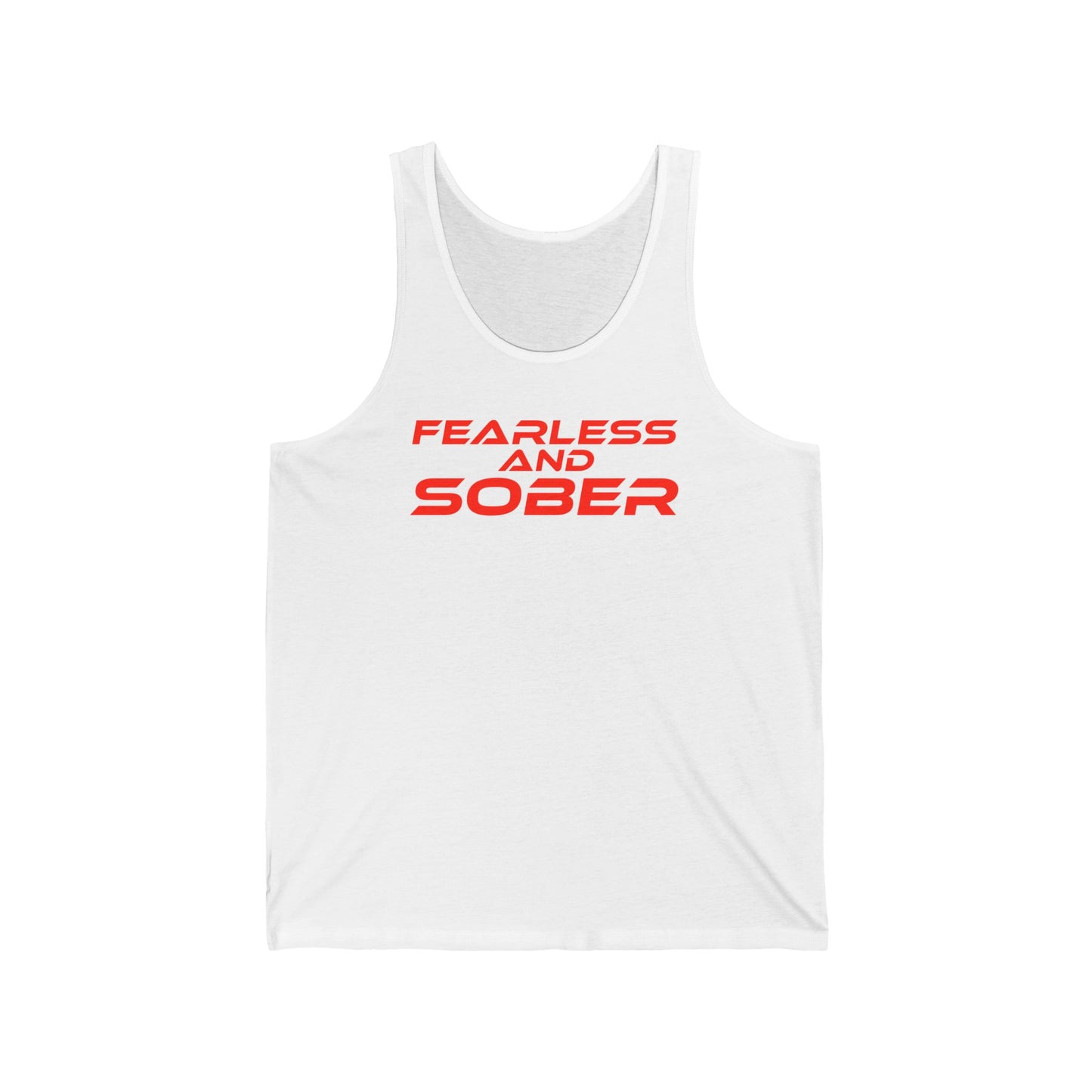 Fearless and Sober - Unisex Jersey Tank