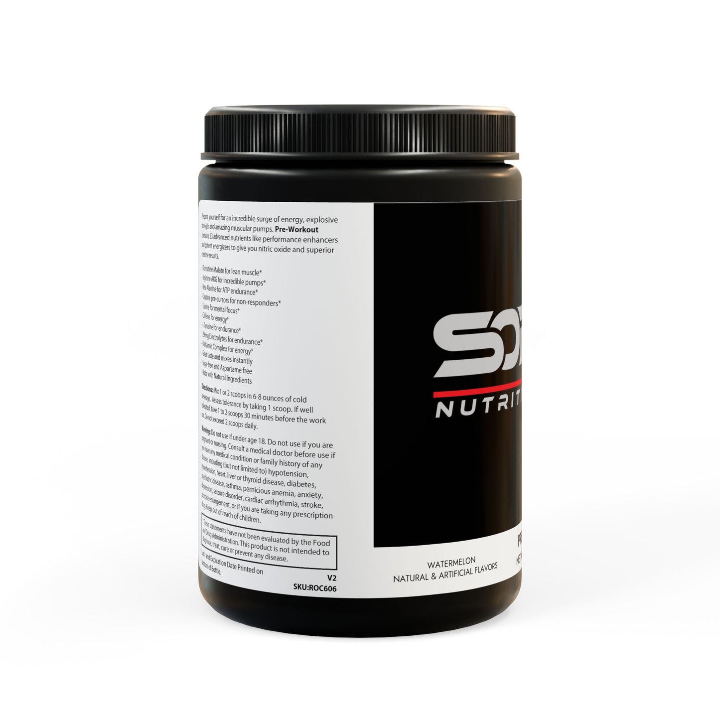 Pre-Workout Supplement, Watermelon (300g, 10.58oz)