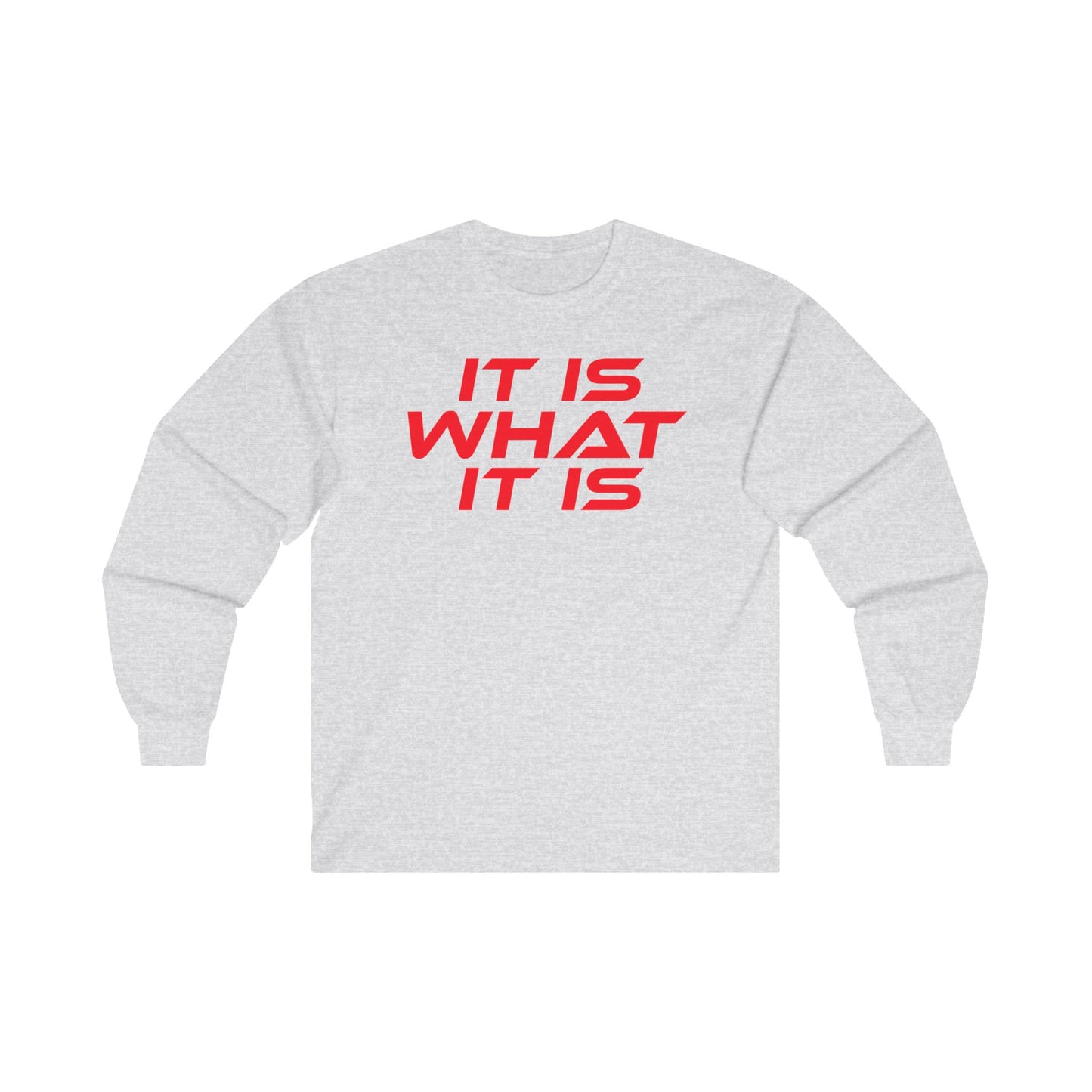 It Is What It Is - Unisex Long Sleeve Tee - Motivational Shirt