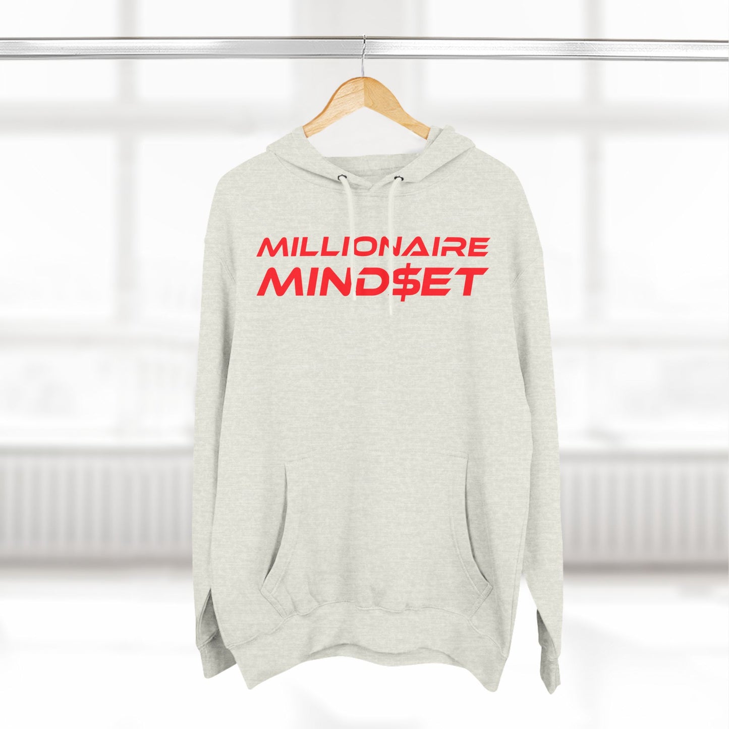 Millionaire Mindset - Fleece Hoodie – Perfect for Entrepreneurs and Dreamers