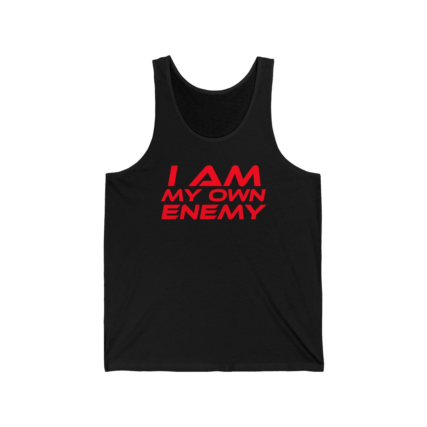 I Am My Own Enemy - Unisex Jersey Tank