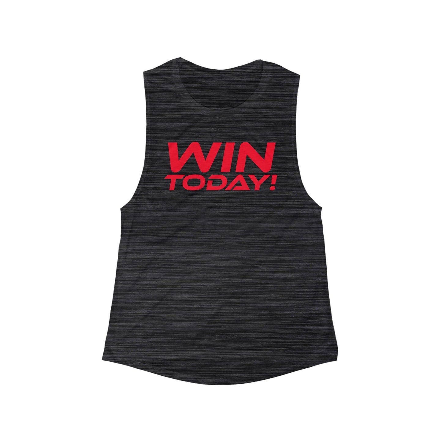 Win Today - Women's Flowy Scoop Muscle Tank