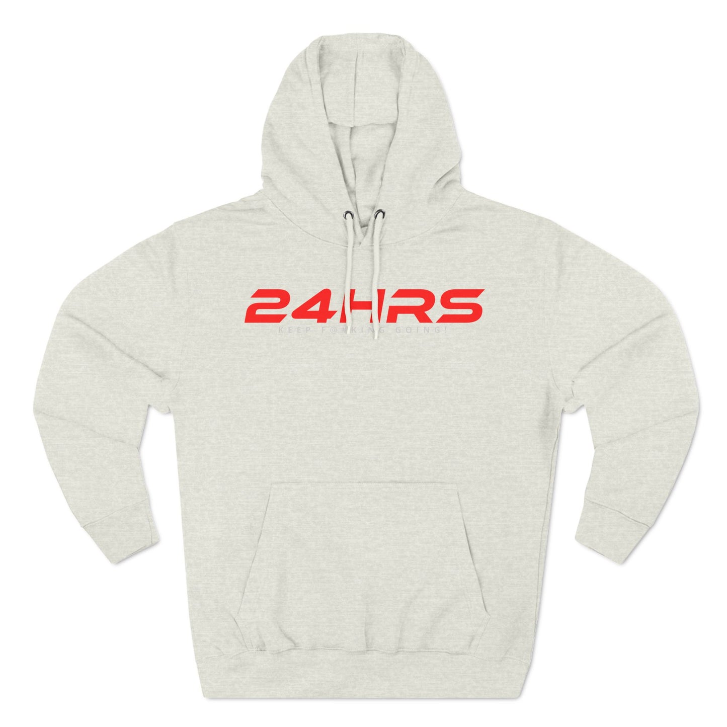 24 HRS - Three-Panel Fleece Hoodie