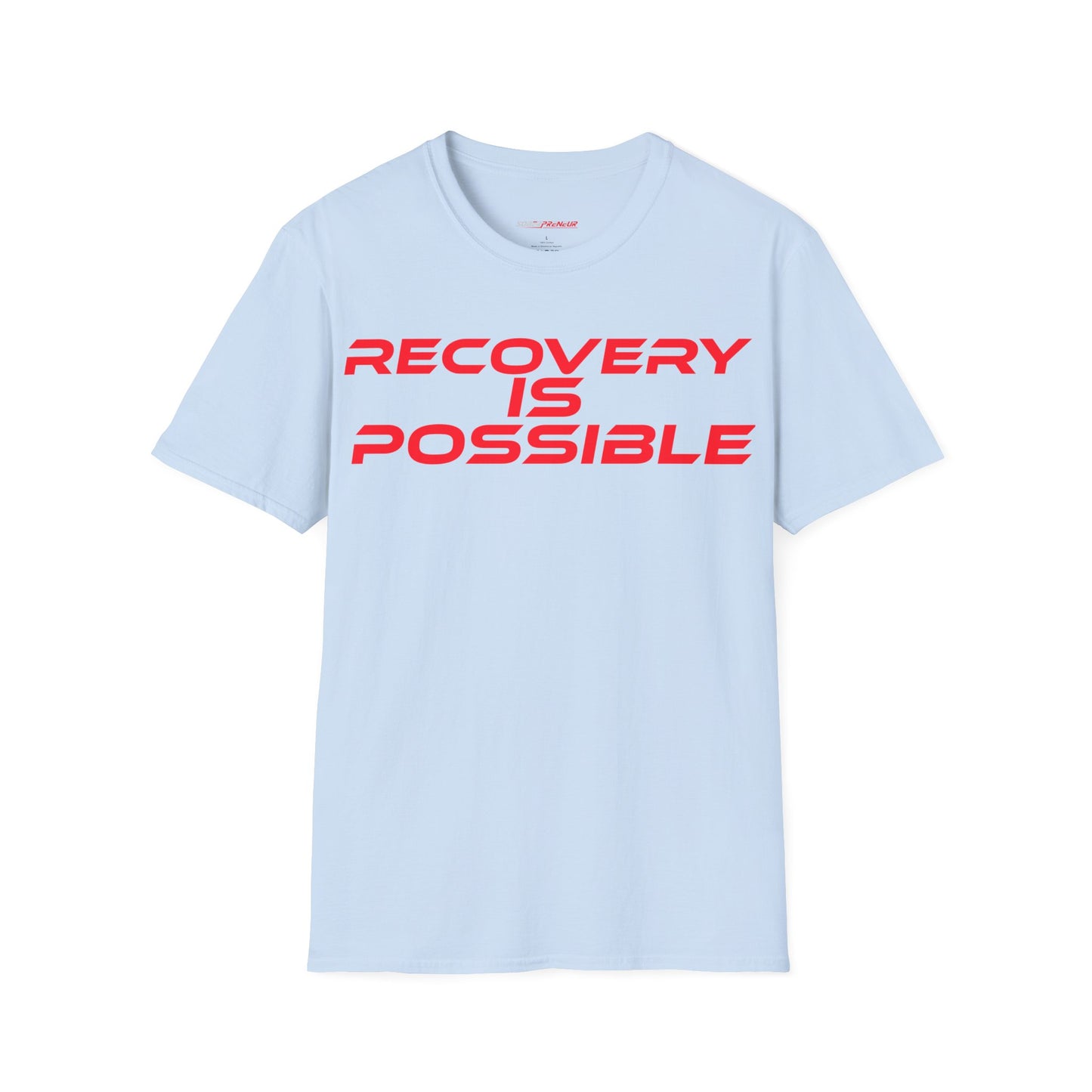 Recovery Is Possible - Unisex Softstyle T-Shirt - Motivational Tee for Support & Empowerment