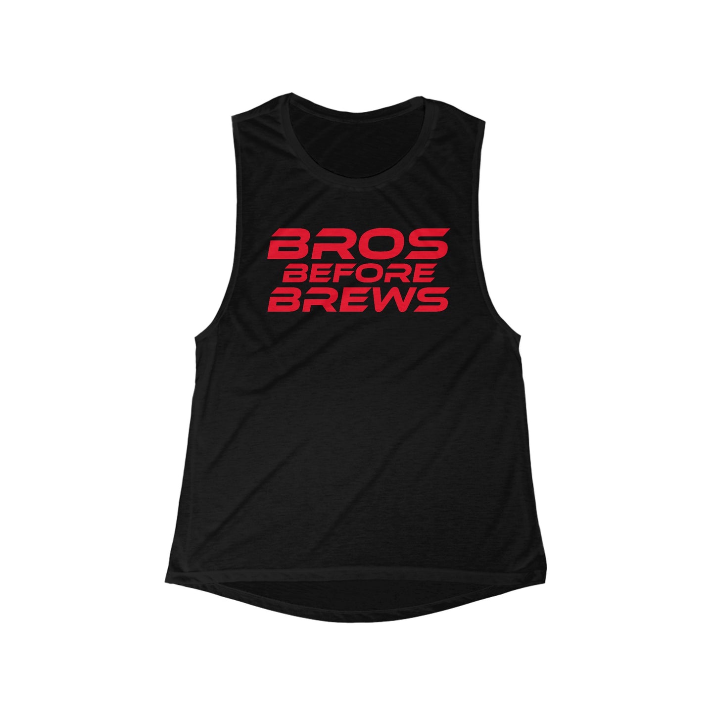 Bros Before Brews - Women's Flowy Scoop Muscle Tank