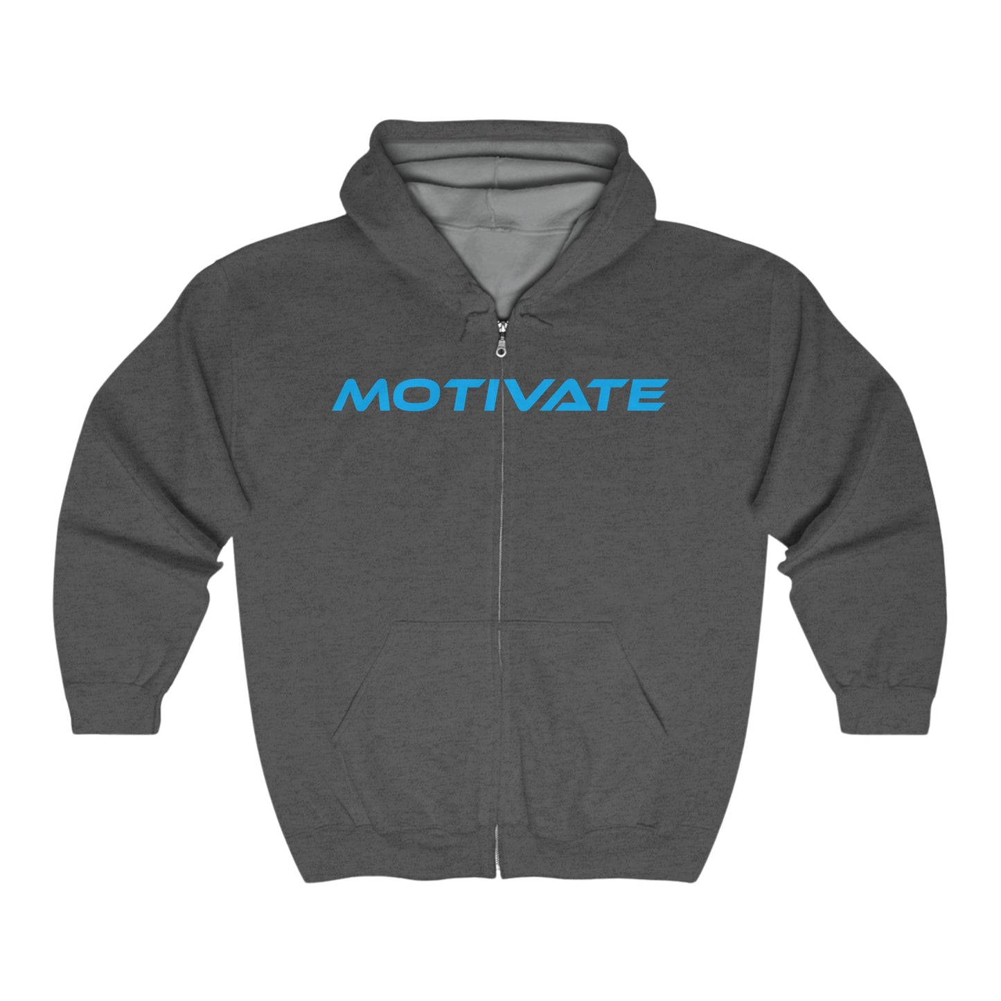 Motivate - Unisex Heavy Blend™ Full Zip Hooded Sweatshirt Motivational