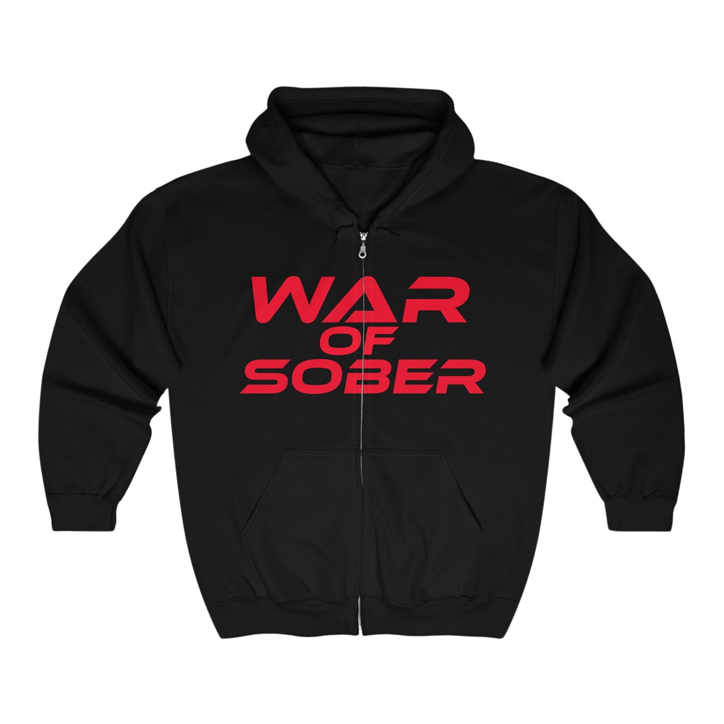 War Of Sober - Unisex Heavy Blend™ Full Zip Hooded Sweatshirt