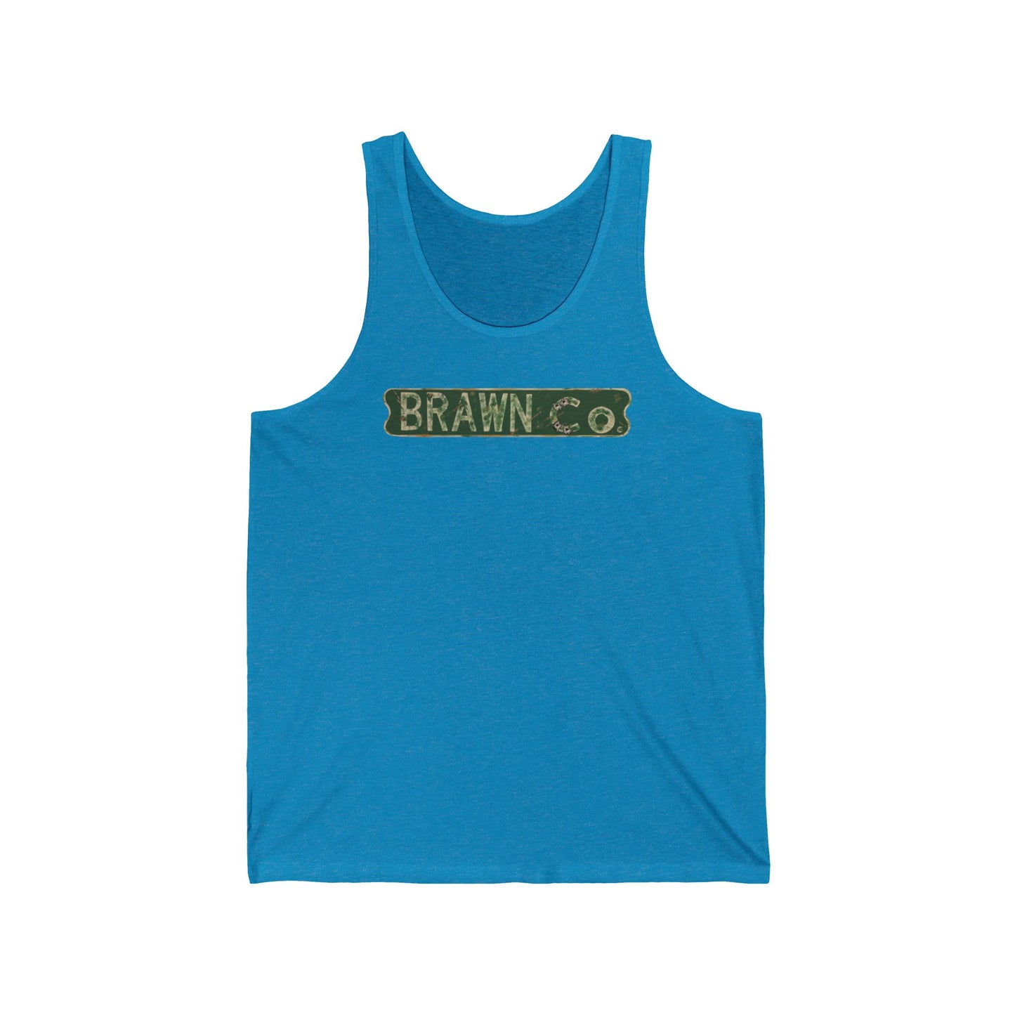 BrawnCo - Unisex Jersey Tank - Motivational Workout Sleeveless Tee