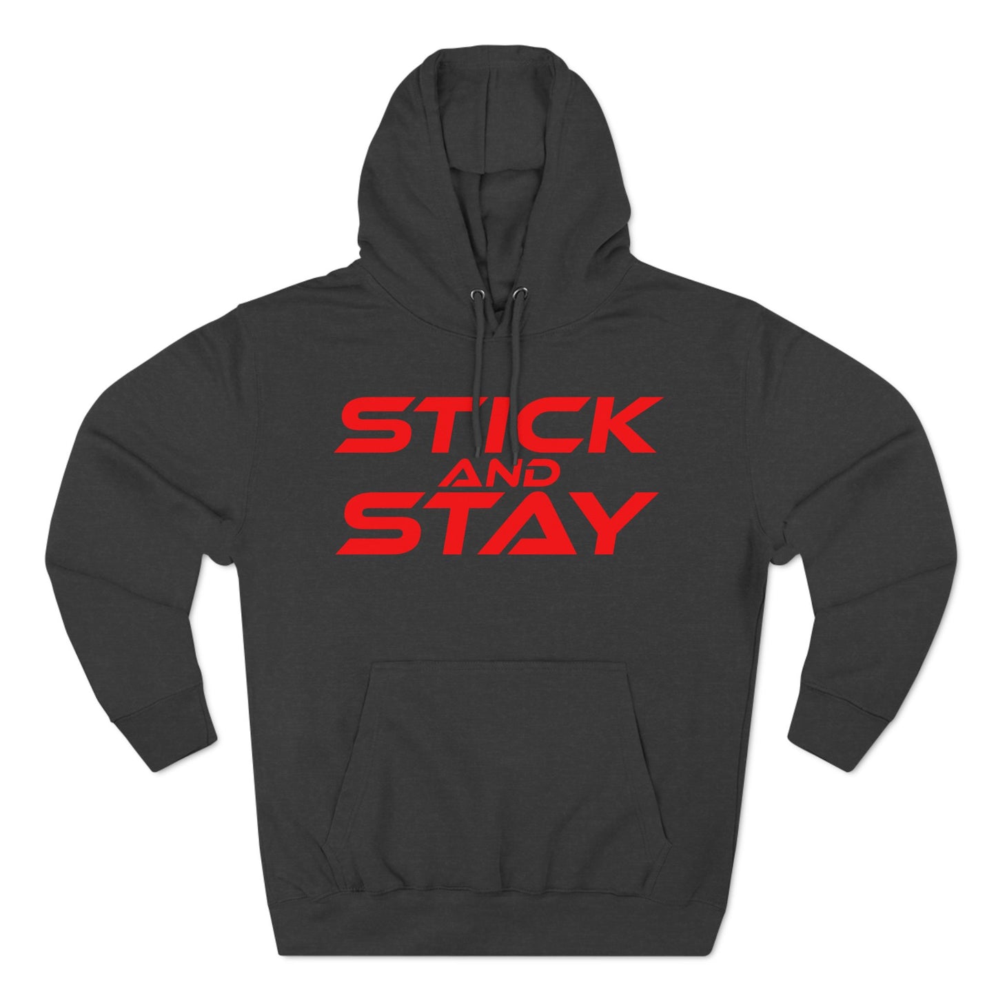 Stick and Stay - Three-Panel Fleece Hoodie