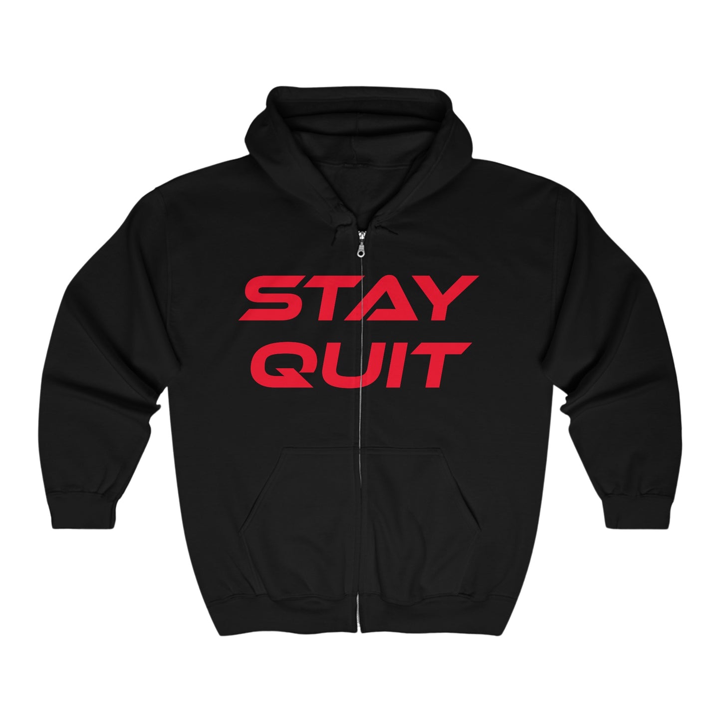 Stay Quit - Unisex Heavy Blend™ Full Zip Hooded Sweatshirt