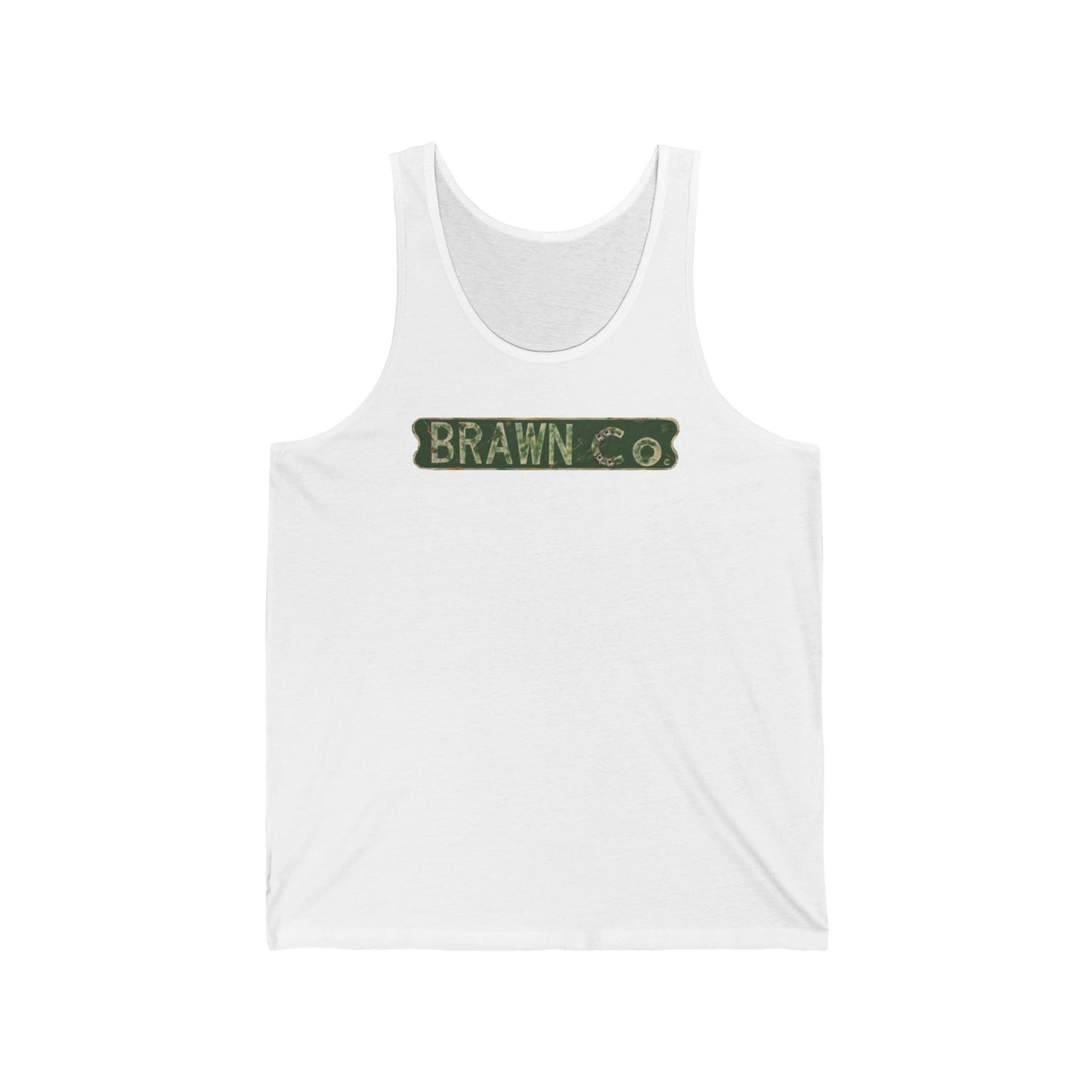 BrawnCo - Unisex Jersey Tank - Motivational Workout Sleeveless Tee