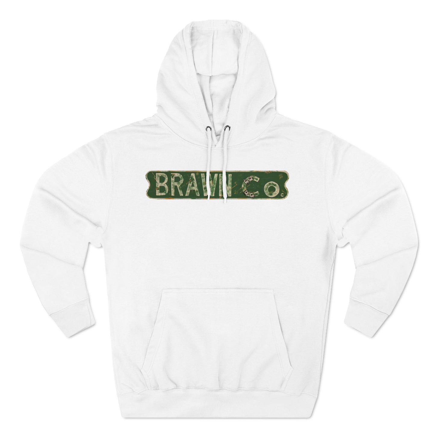 BrawnCo  - Vintage-Inspired Three-Panel Fleece Hoodie