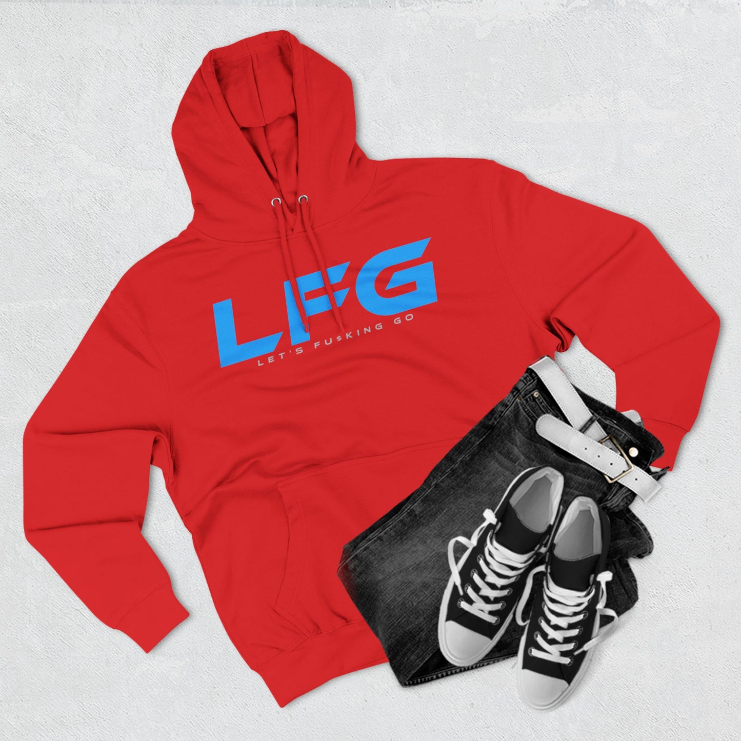 LFG Motivational Fleece Hoodie - Comfortable and Stylish for Everyday Wear