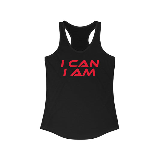 I Can, I Am - Women's Ideal Racerback Tank