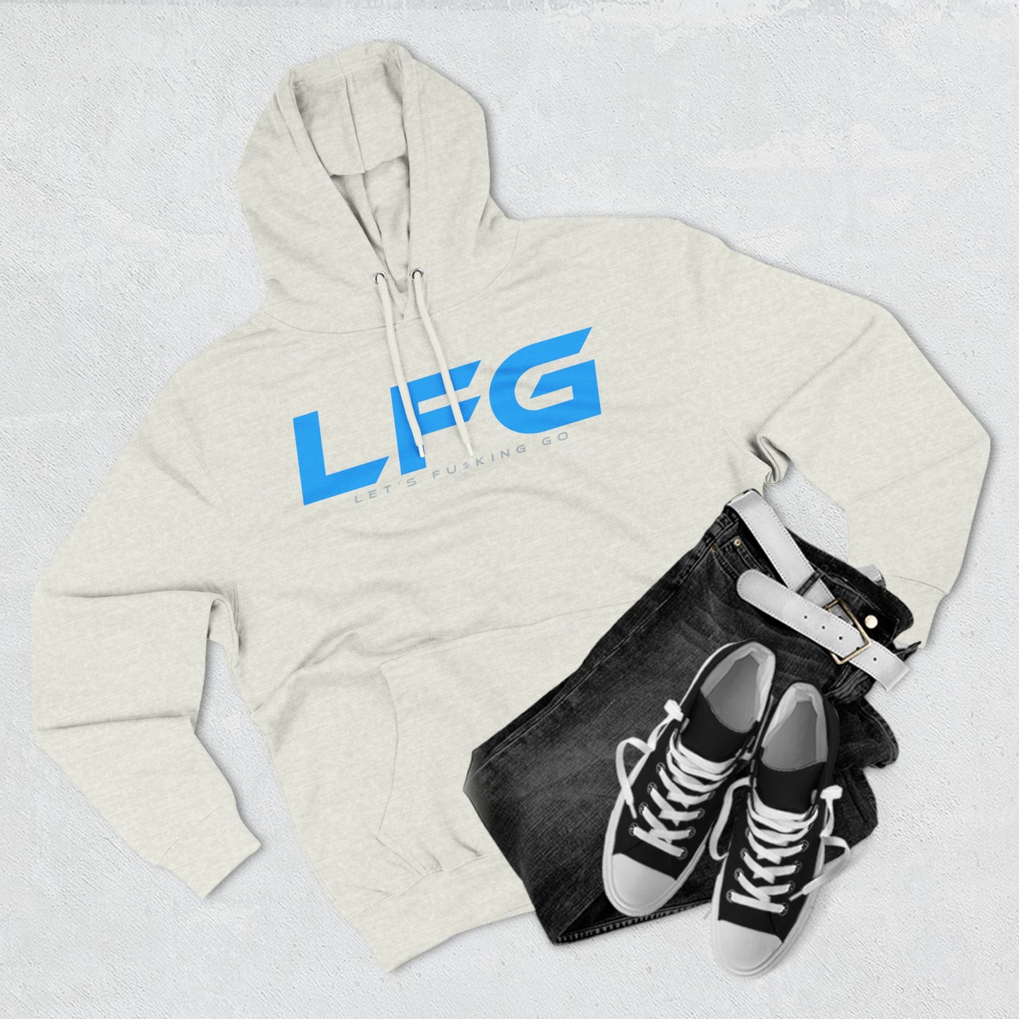 LFG Motivational Fleece Hoodie - Comfortable and Stylish for Everyday Wear