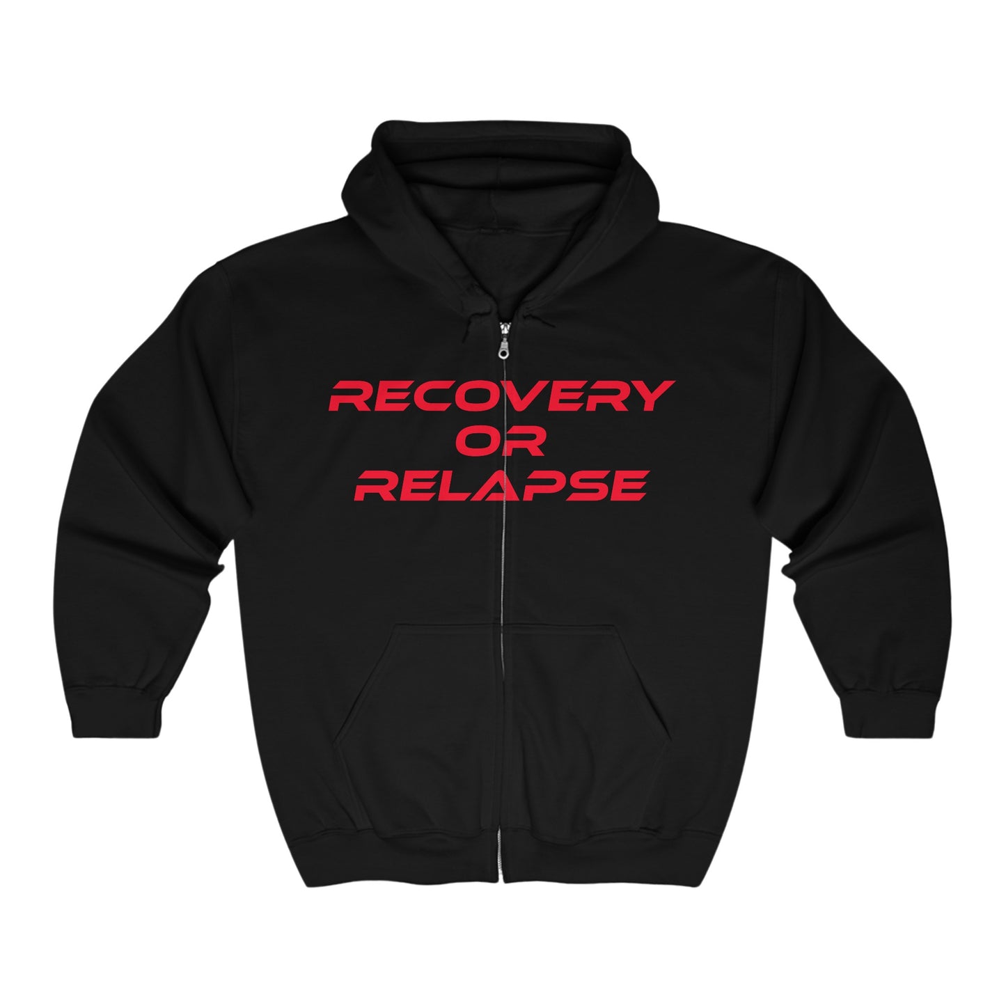 Recovery Or Relapse - Unisex Heavy Blend™ Full Zip Hooded Sweatshirt