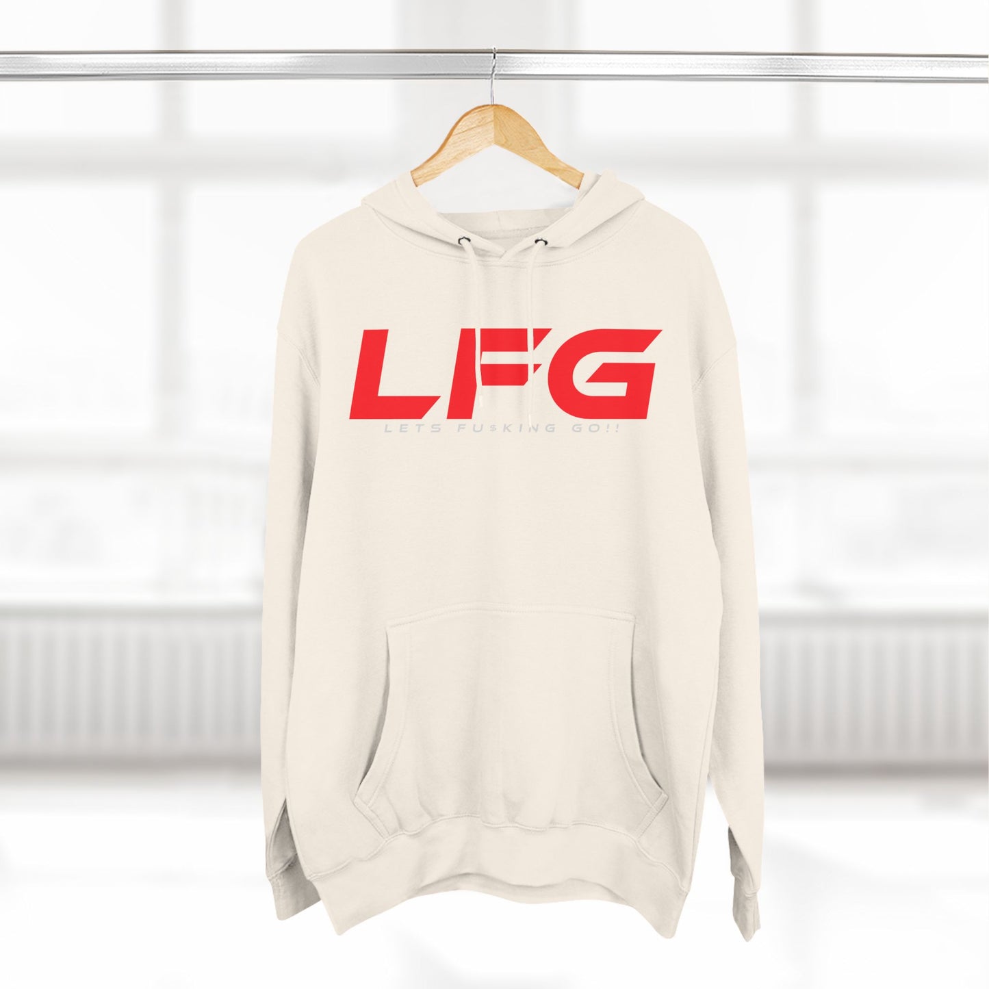 LFG - Motivational Fleece Hoodie - 'LET'S F***ING GO!'