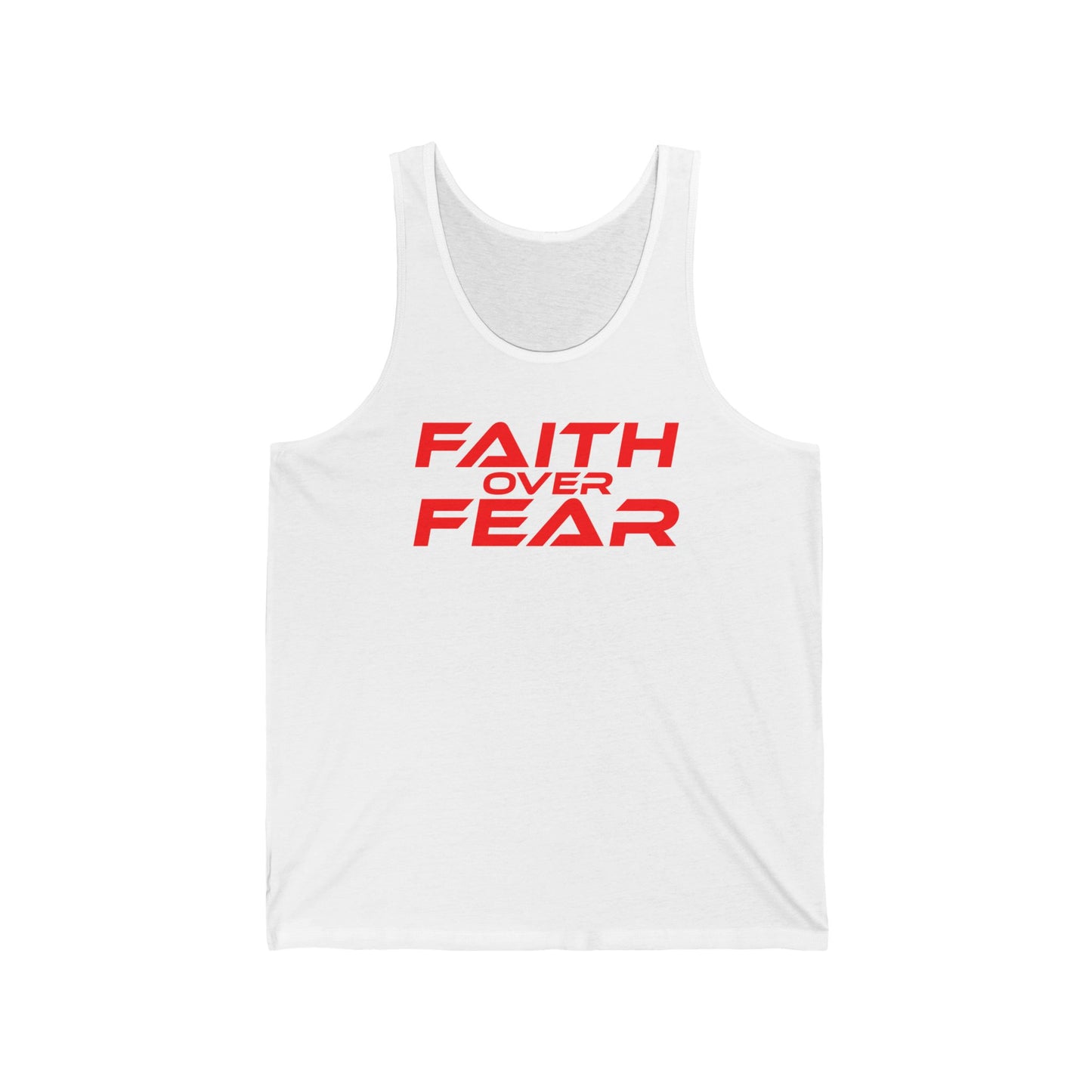 Faith Over Fear - Unisex Jersey Tank