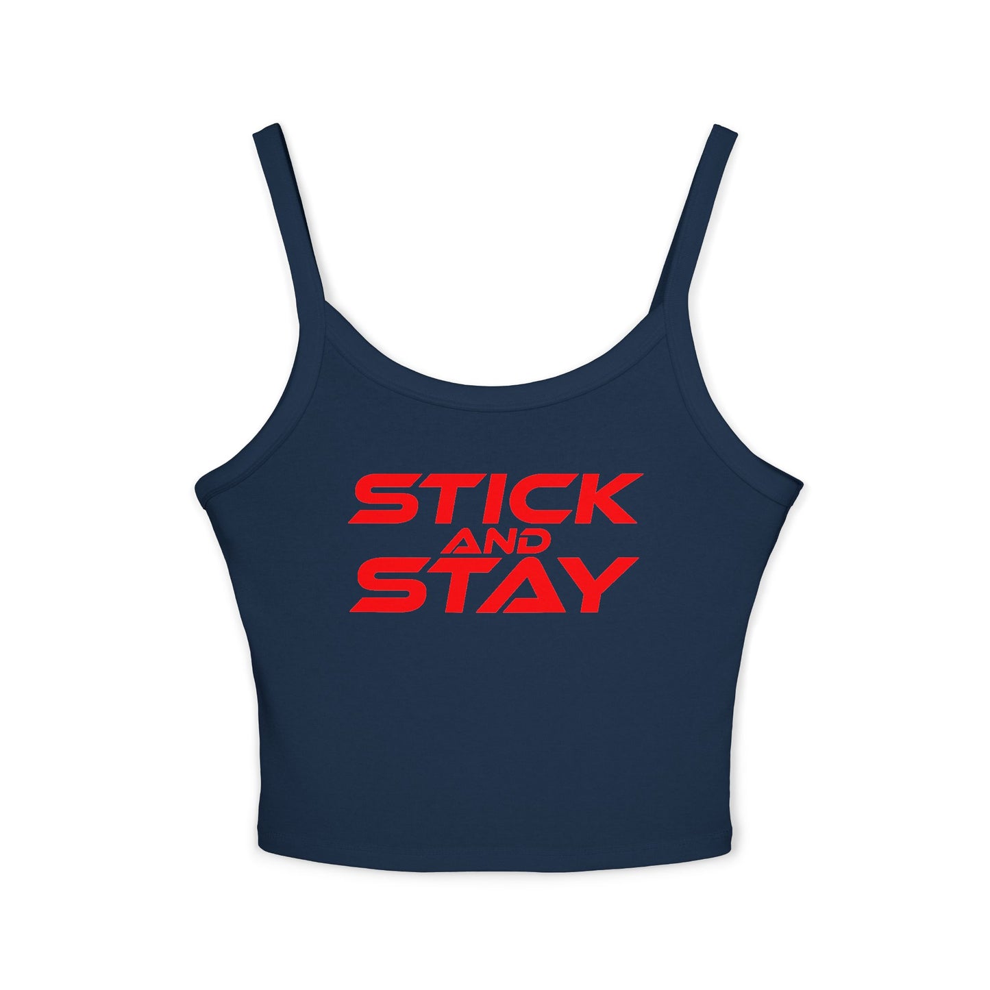 Stick and Stay - Women's Spaghetti Strap Tank Top - Casual Comfort for Everyday Wear