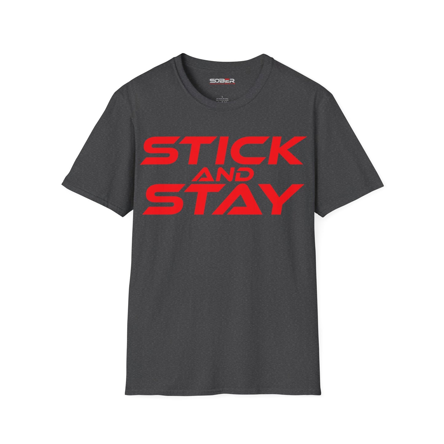 Stick and Stay - Unisex Softstyle T-Shirt