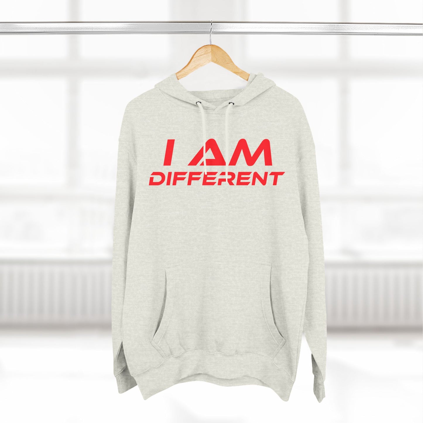 I Am Different - Three-Panel Fleece Hoodie