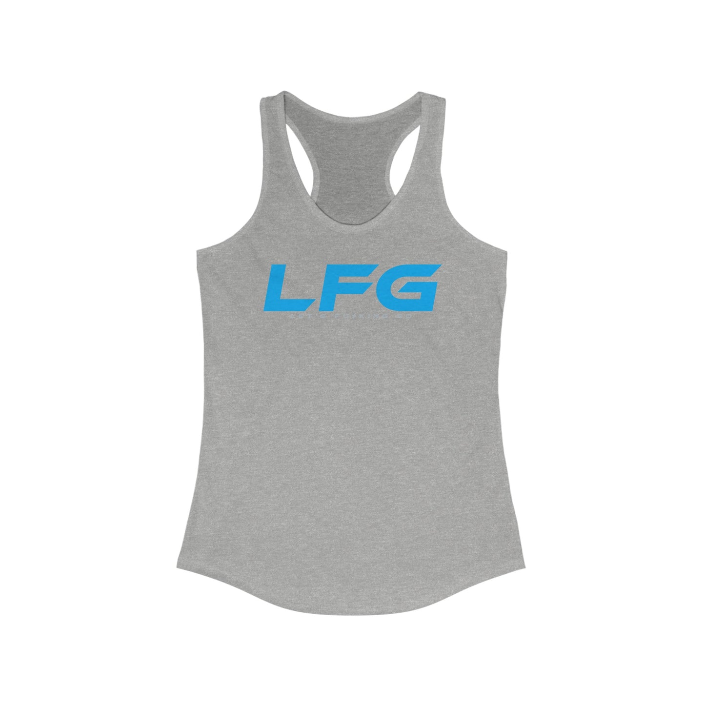 LFG - Women’s Racerback Tank - Motivational Fitness Top for Workouts and Casual Wear