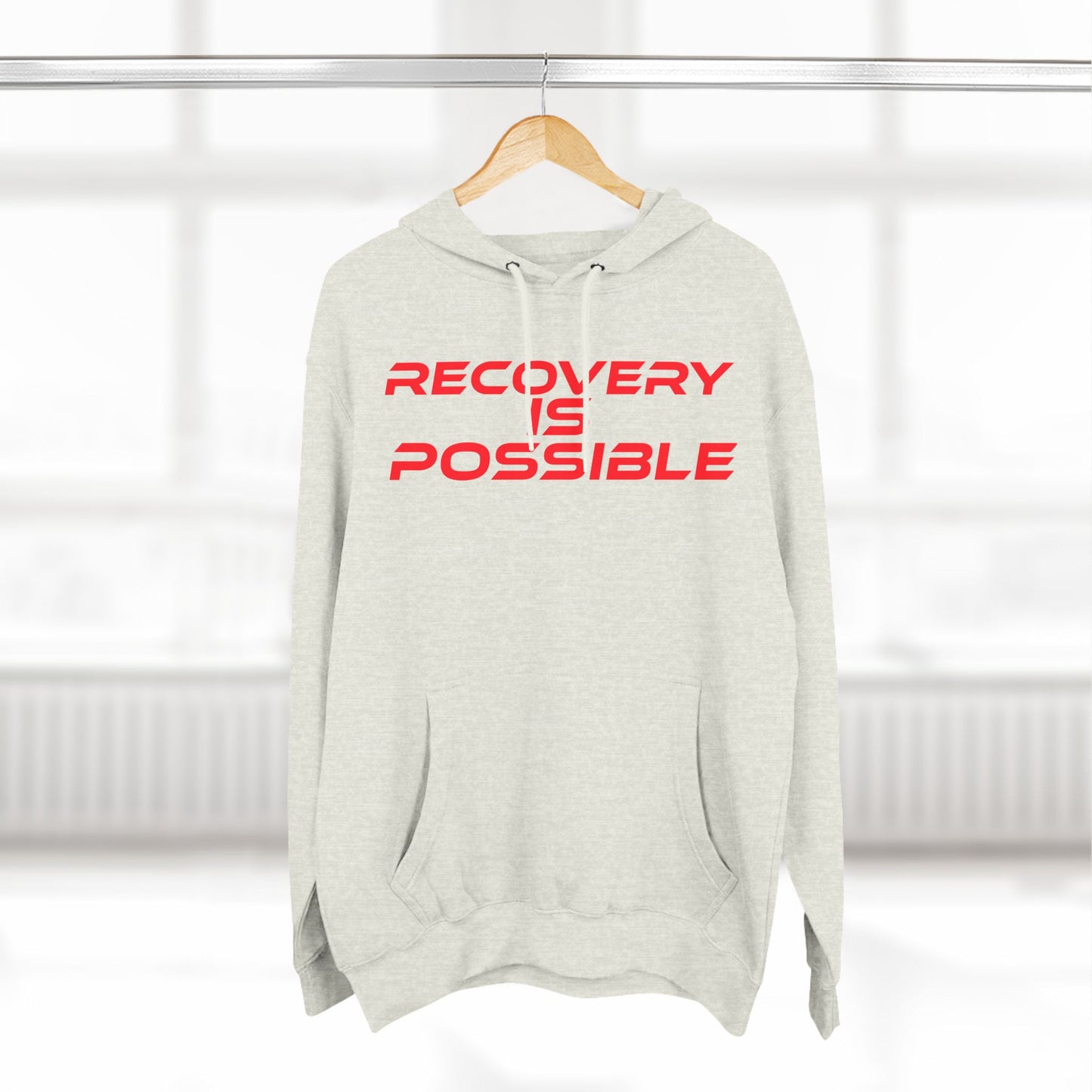 Recovery Is Possible - Fleece Hoodie - Empowering Comfort Wear