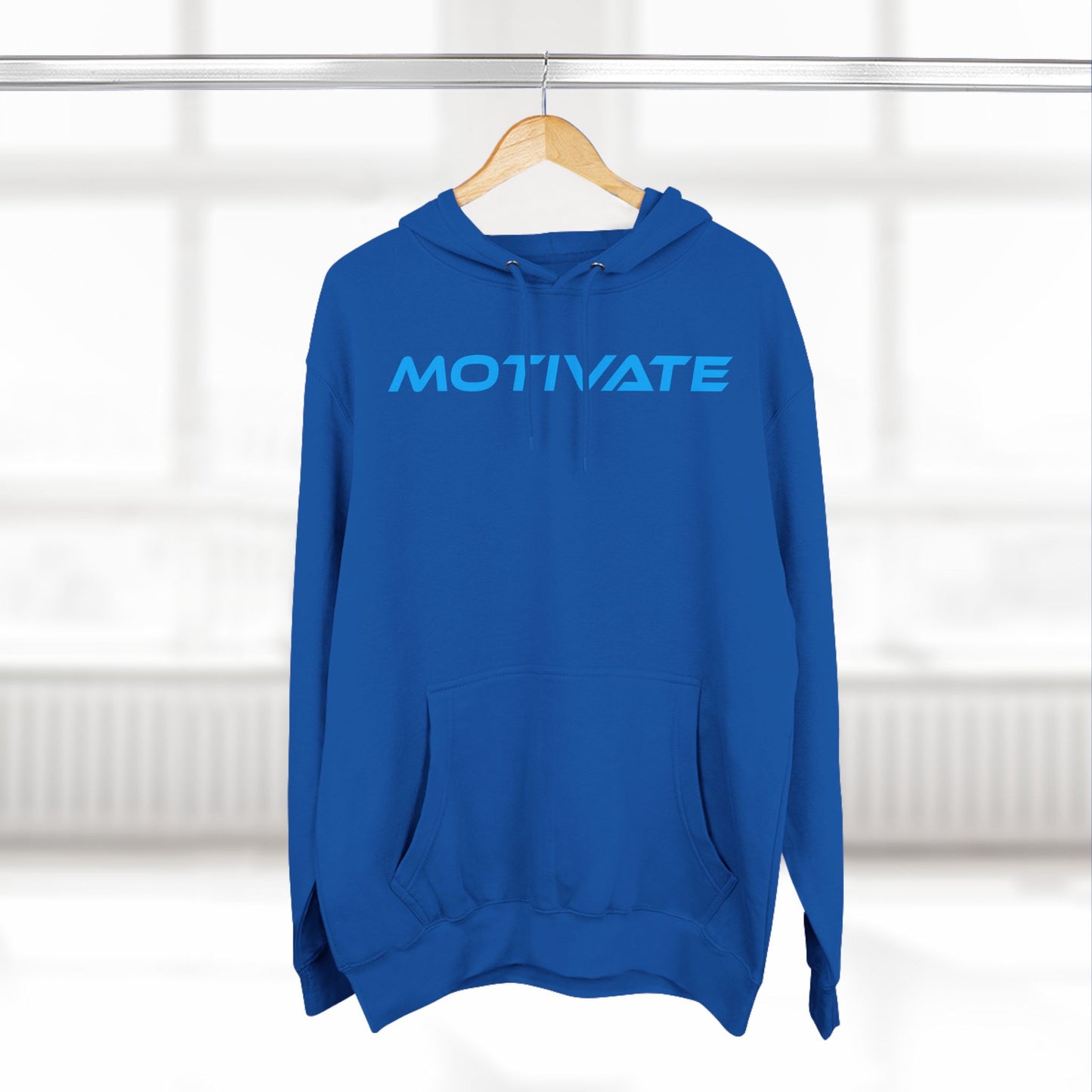 Motivate - Three-Panel Fleece Hoodie