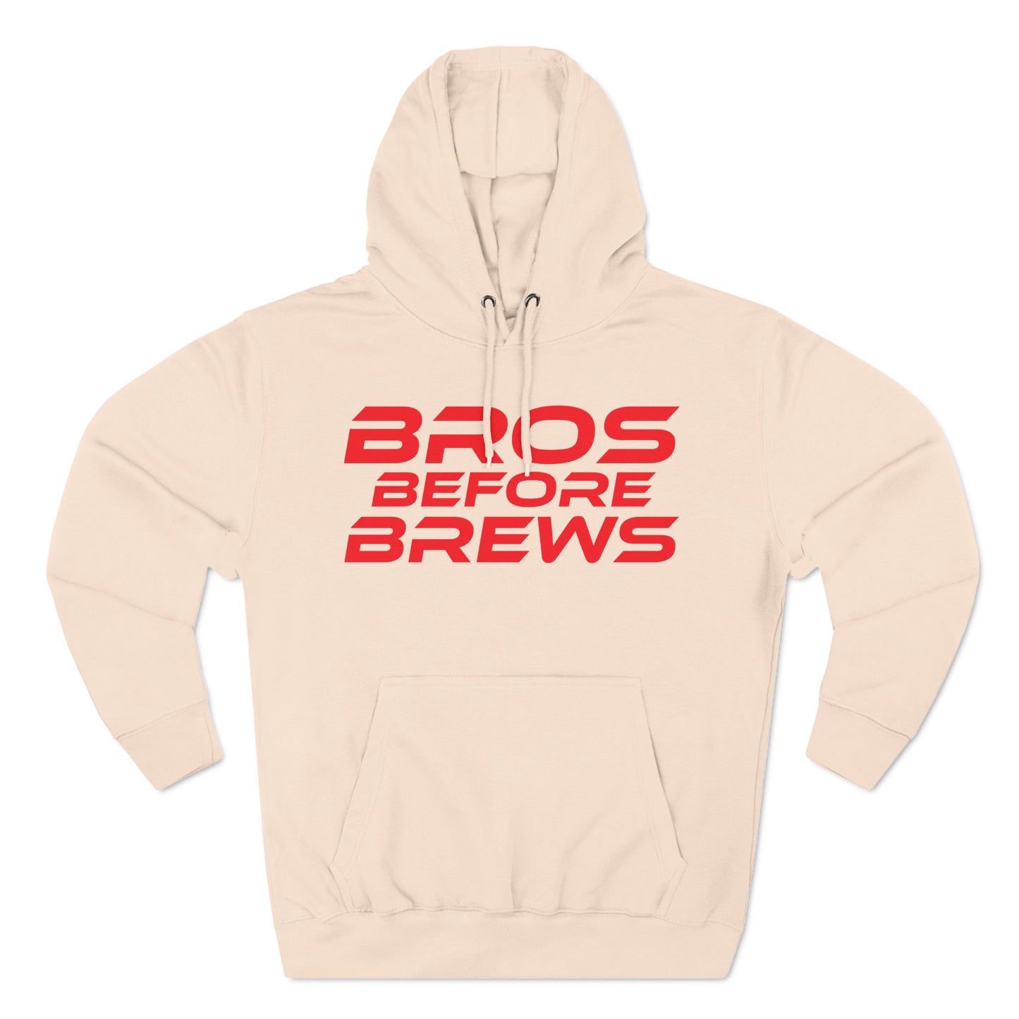 Bros Before Brews - Three-Panel Fleece Hoodie