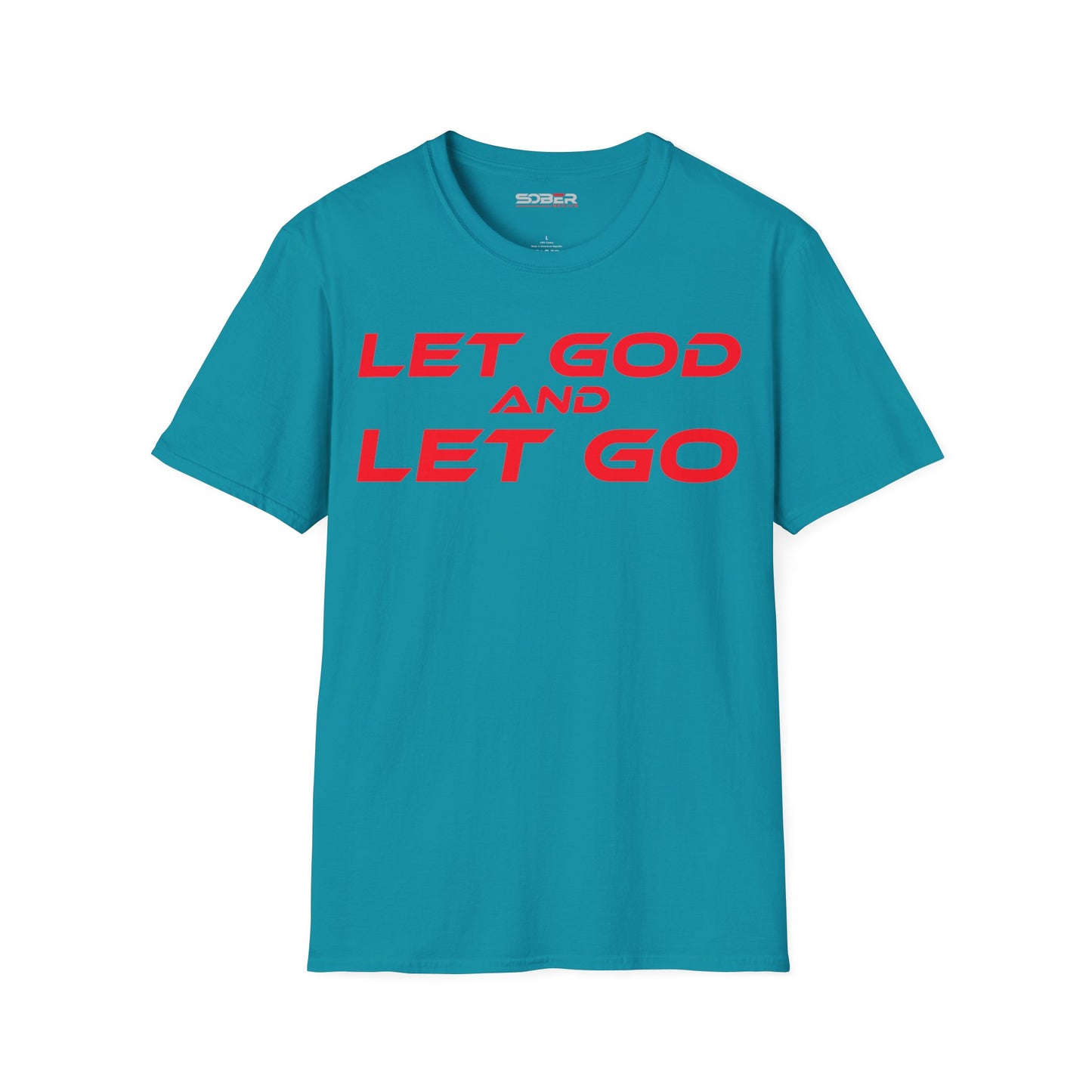 Let God and Let Go - Unisex Softstyle T-Shirt