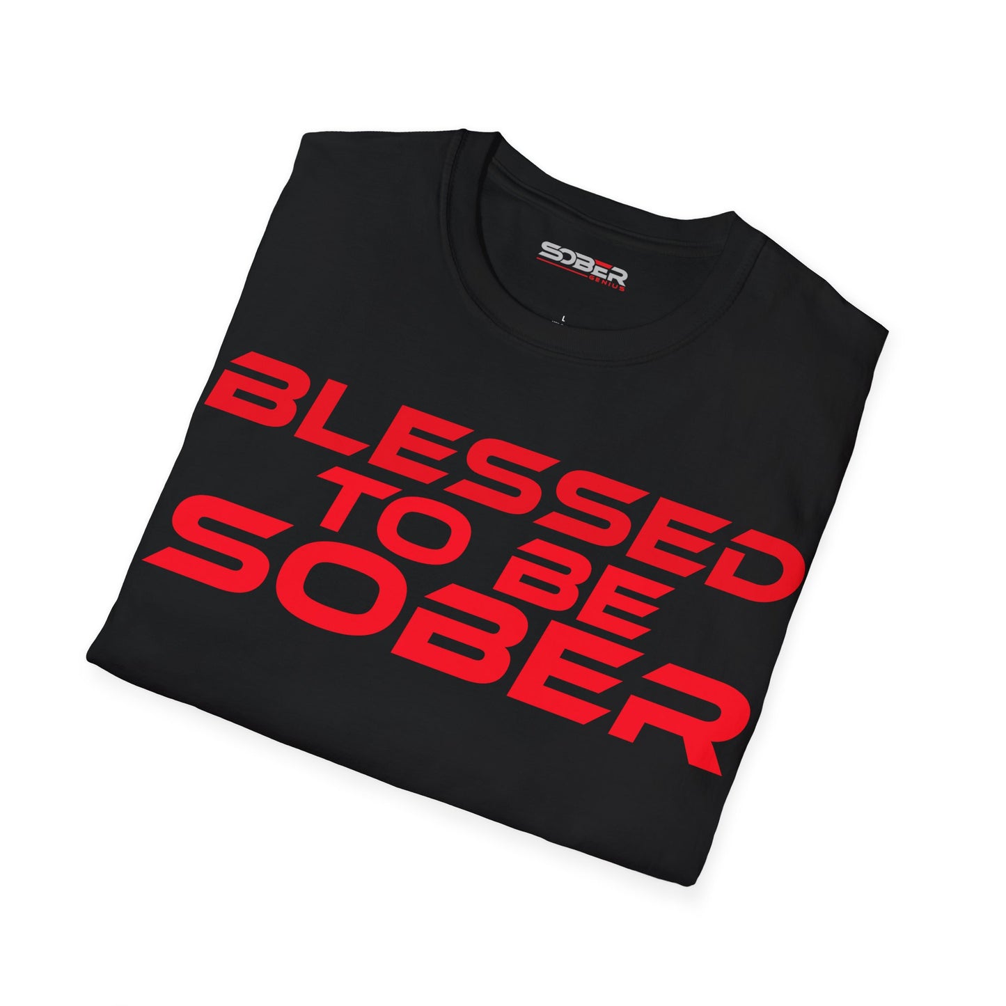 Blessed To Be Sober - Unisex Softstyle T-Shirt