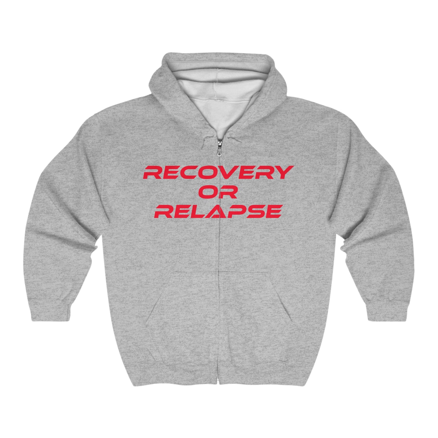 Recovery Or Relapse - Unisex Heavy Blend™ Full Zip Hooded Sweatshirt