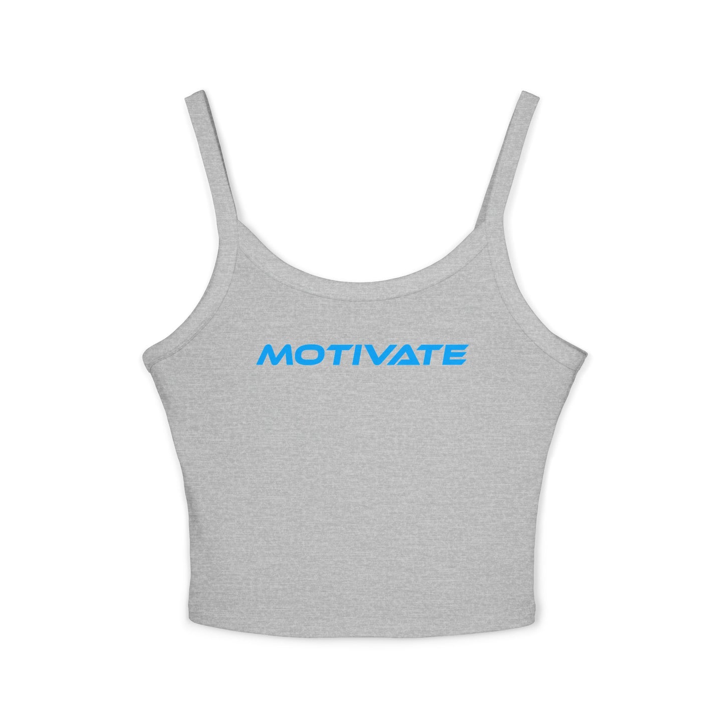 Motivate - Women's Spaghetti Strap Tank Top - Stylish Activewear for Fitness Enthusiasts