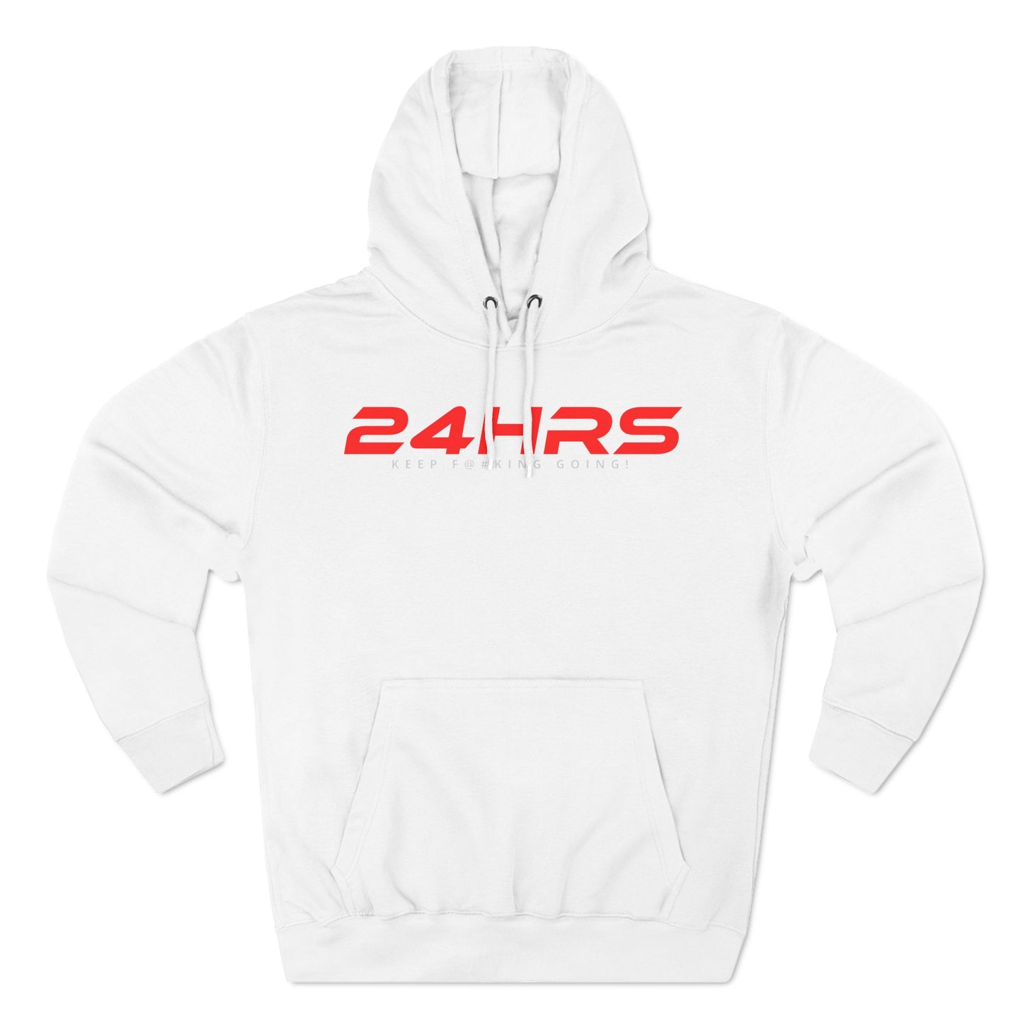 24 HRS - Three-Panel Fleece Hoodie