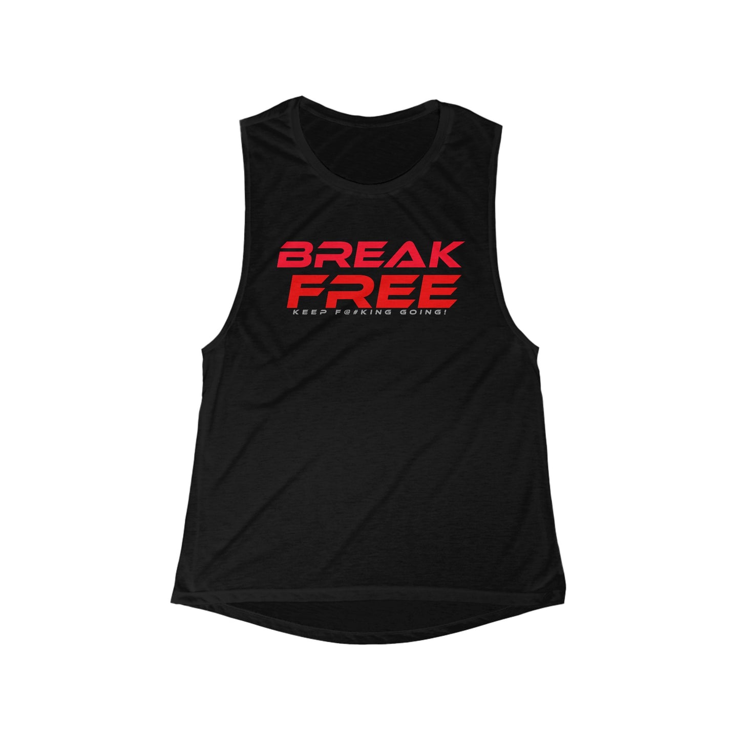 Break Free - Women's Flowy Scoop Muscle Tank