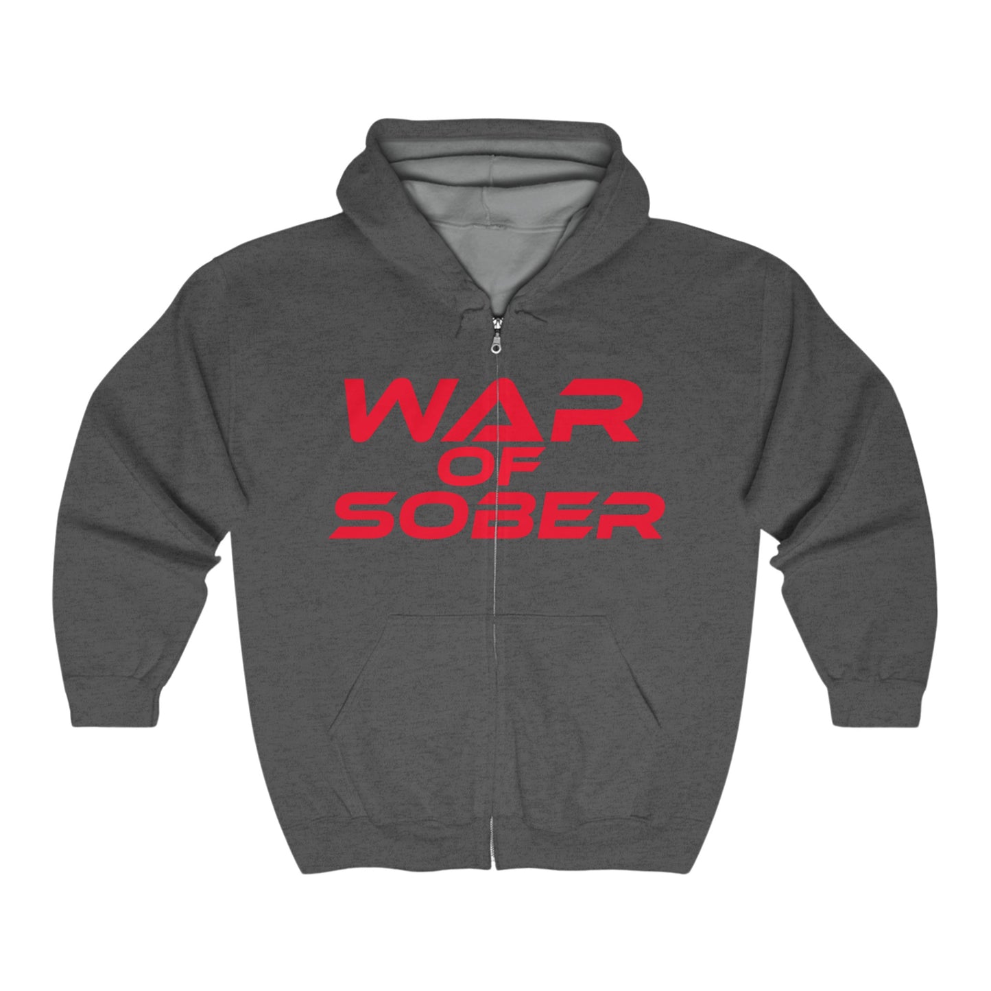 War Of Sober - Unisex Heavy Blend™ Full Zip Hooded Sweatshirt