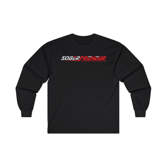 Soberpreneur Logo Gear -  Unisex Ultra Cotton Long Sleeve Tee - Empowering Apparel for Entrepreneurs