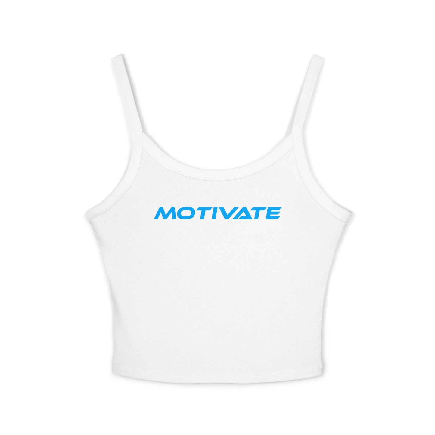 Motivate - Women's Spaghetti Strap Tank Top - Stylish Activewear for Fitness Enthusiasts