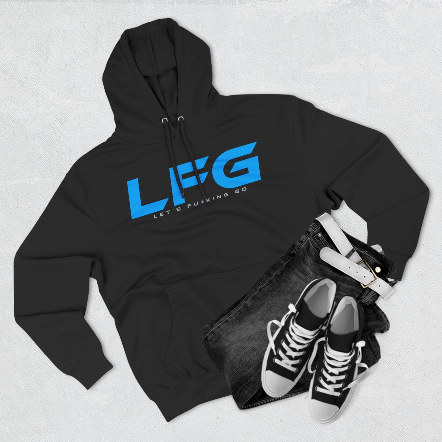 LFG Motivational Fleece Hoodie - Comfortable and Stylish for Everyday Wear