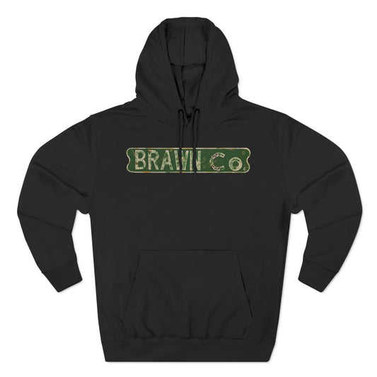 BrawnCo  - Vintage-Inspired Three-Panel Fleece Hoodie