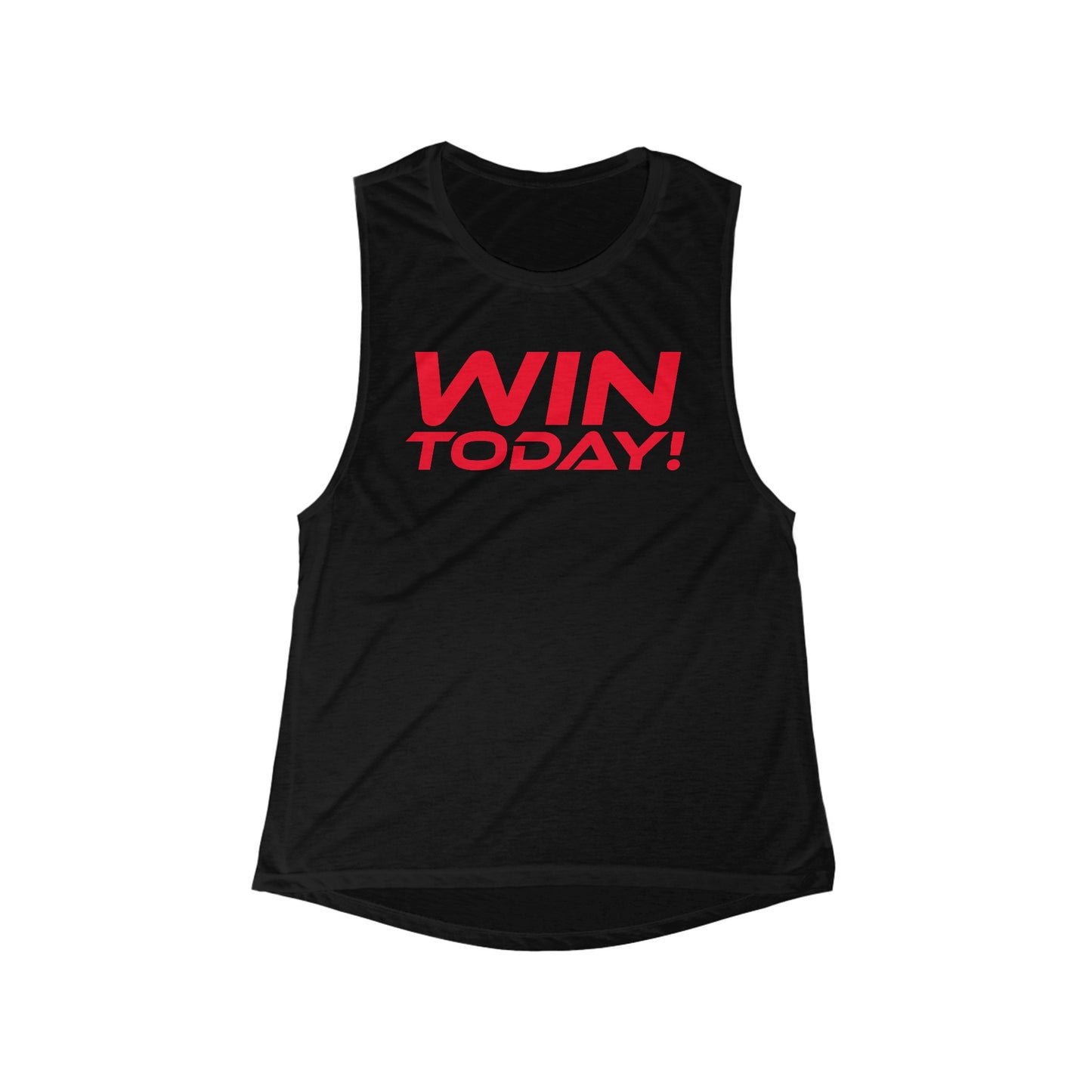 Win Today - Women's Flowy Scoop Muscle Tank