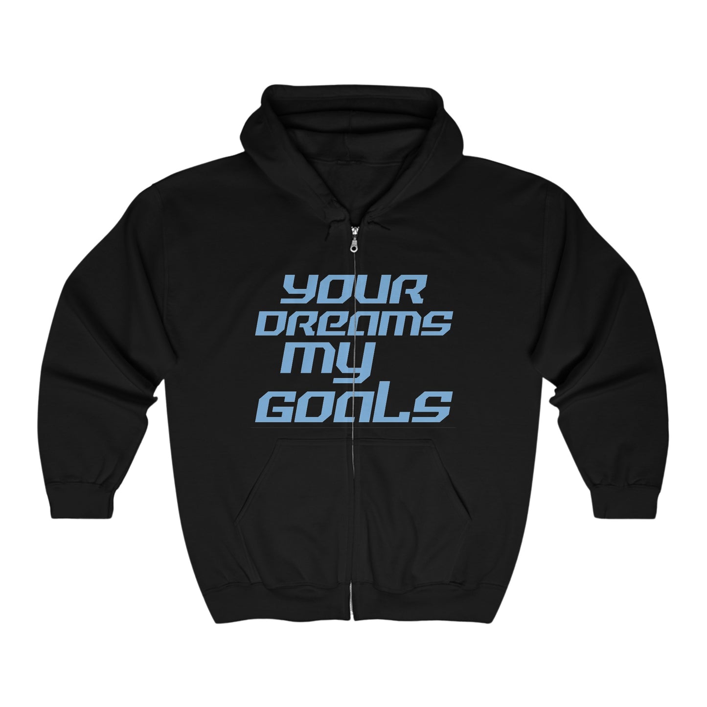 Your Dreams, My Goals - Unisex Heavy Blend™ Full Zip Hooded Sweatshirt Motivational