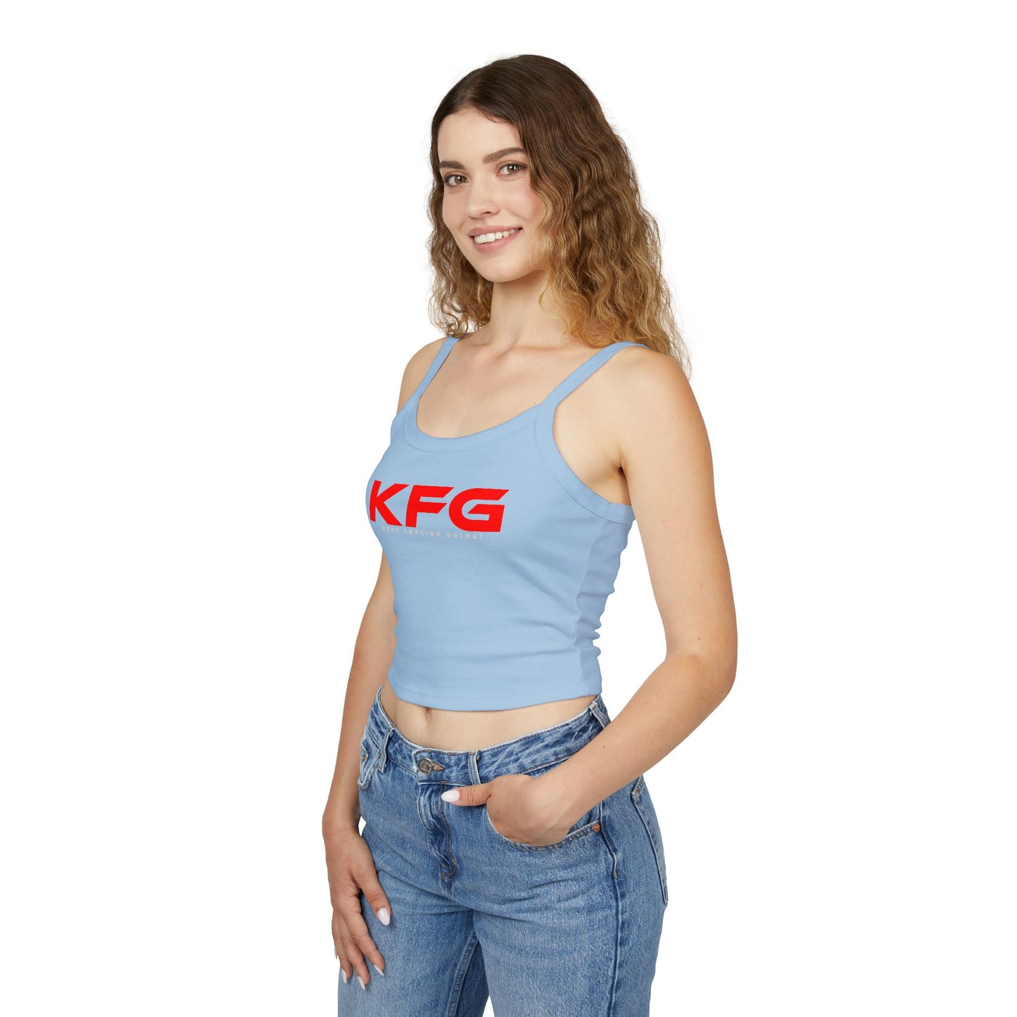 KFG - Women's Spaghetti Strap Tank Top - Casual Comfort for Everyday Wear