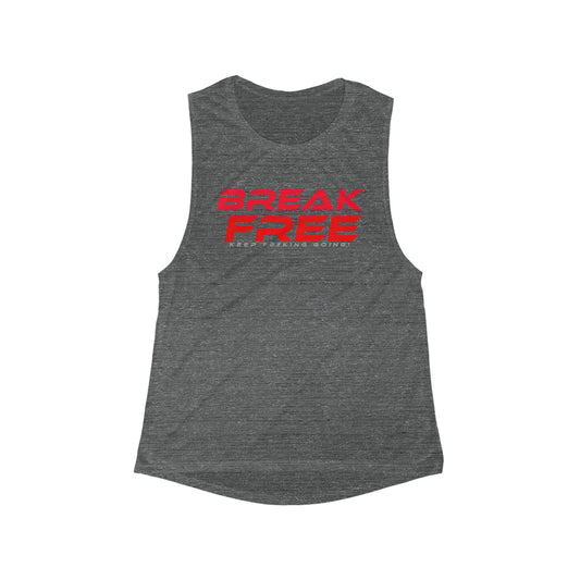 Break Free - Women's Flowy Scoop Muscle Tank