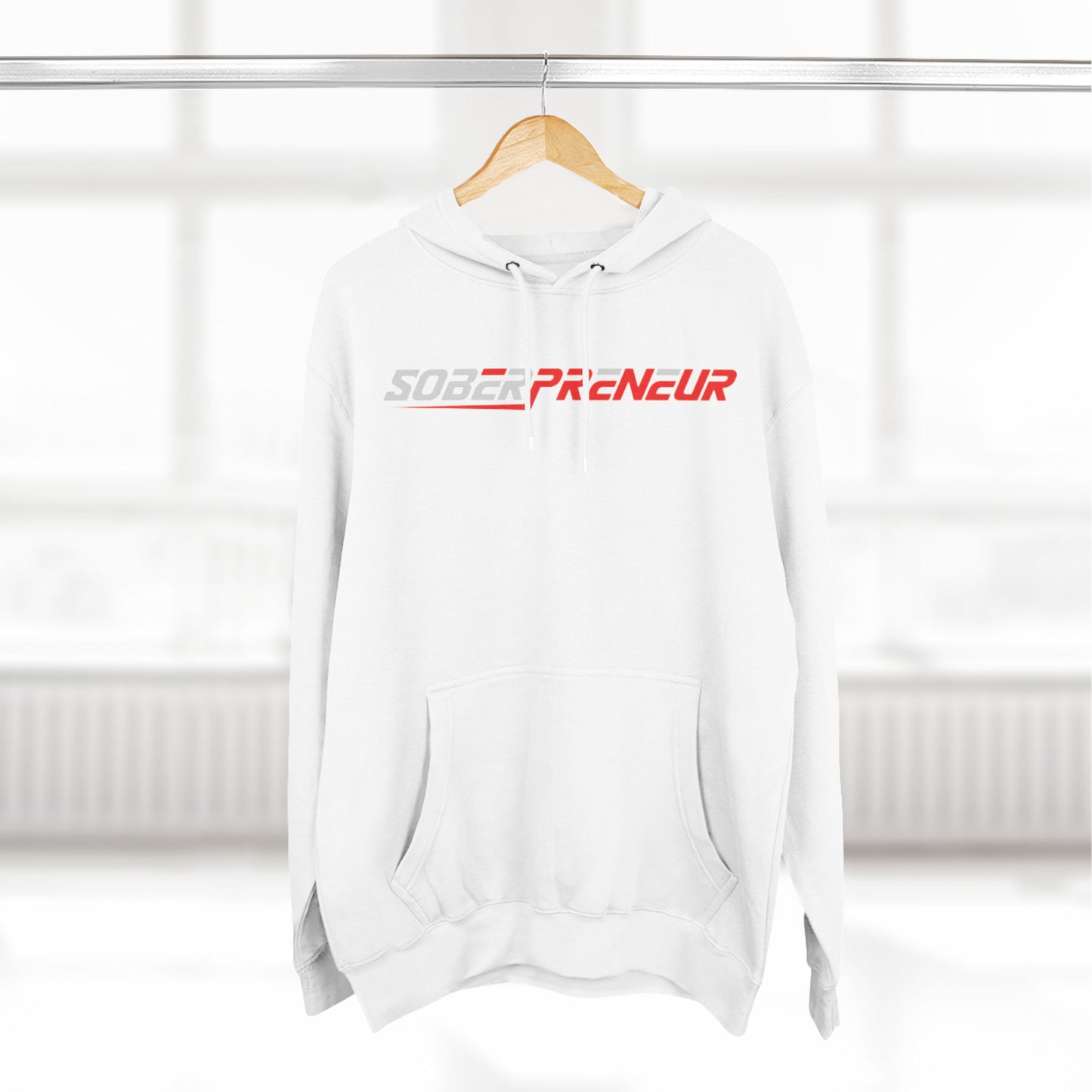 Soberpreneur Logo Gear - r Fleece Hoodie - Comfort for the Driven Entrepreneur