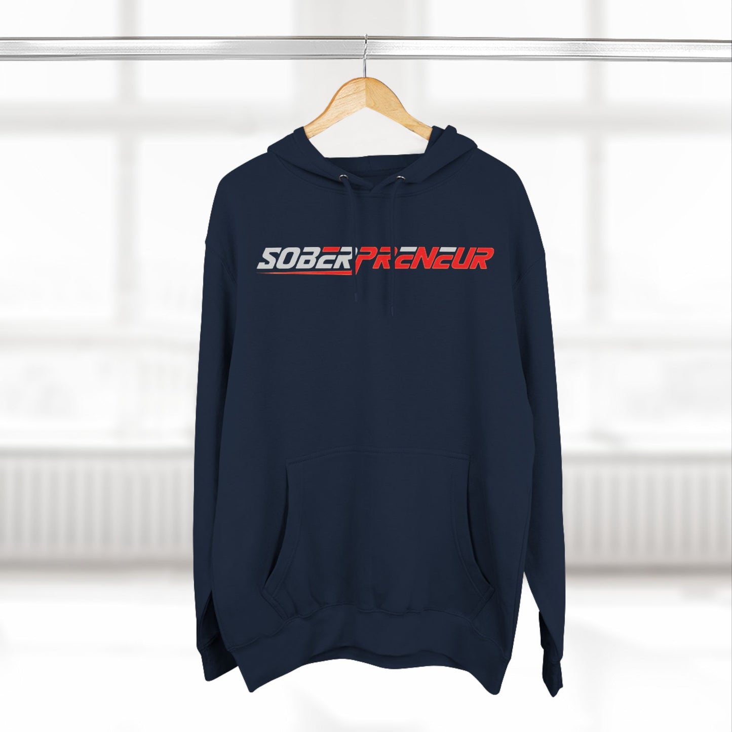 Soberpreneur Logo Gear - r Fleece Hoodie - Comfort for the Driven Entrepreneur